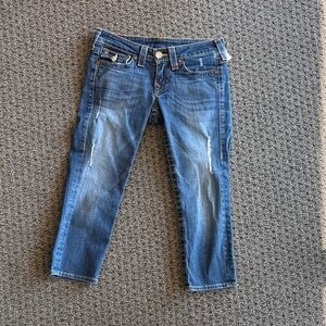 True Religion cropped jeans